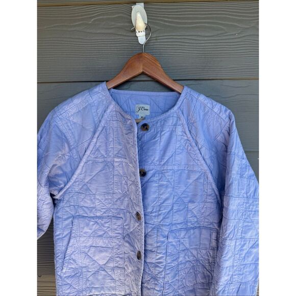 J Crew patchwork lavender jacket - Picture 3 of 6